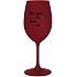 NIE SOM ONLINE SOM ONWINE - bordovy pohár na víno 350 ml