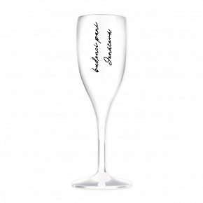 Personalizovaná nerozbitná prosecco sklenice - budoucí paní 