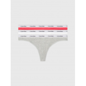 Dámske tangá 3Pack 000QD5209E NP4 viacfarebné - Calvin Klein
