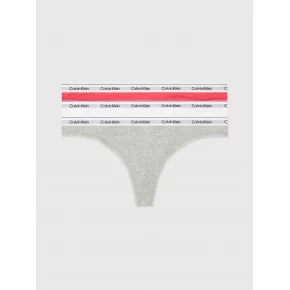 Dámske tangá 3Pack 000QD5209E NP4 viacfarebné - Calvin Klein