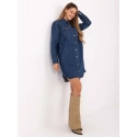Dámske Jeans šaty D80026BI30469M314 Tmavomodrá - FPrice
