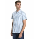 Košeľa s krátkym rukávom Big Star 141658 Blue-422