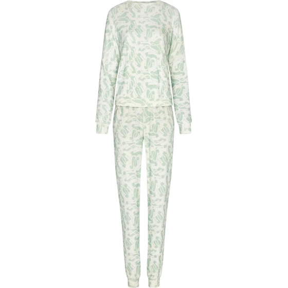 Dámske pyžamo 88232-800-2 zelenobiele - Pastunette
