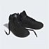 Unisex junior členková obuv Hoops Mid 3.0 K Jr HR0228 Čierna - Adidas