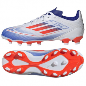 Junior športové topánky kopačky F50 League MG Jr. IF1370 Biela mix farieb - Adidas