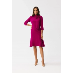 Dámske šaty S346 bordová - Stylove