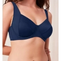 Dámska plavková podprsenka Summer Mix & Match W 01 sd 00RA tmavo modrá - Triumph