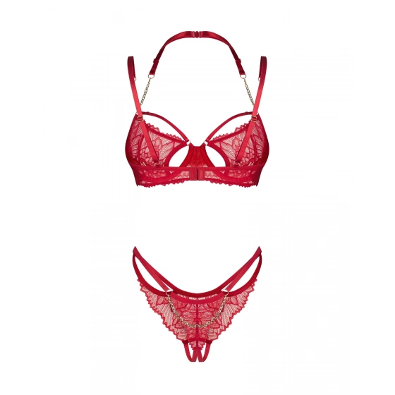 Dámsky zvodný set Matildea červený - Obsessive