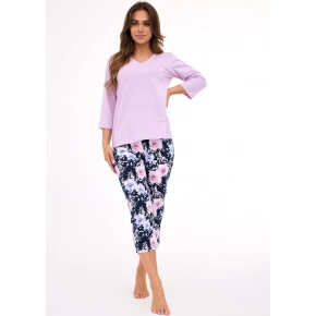 Dámske pyžamo 389/463 Natalie 2 7/8 lila - Cornette