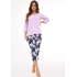 Dámske pyžamo 389/463 Natalie 2 7/8 lila - Cornette