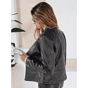 Kurtka skórzana damska czarna FashionStreet TY5201