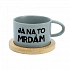 JÁ NA TO MRDÁM - šedý hrníček makronka 200 ml
