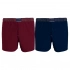 Pánske boxerky 2 pack UM0UM02188 - 0SD - Modrá, bordová - Tommy Hilfiger