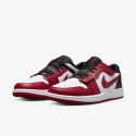 Pánske športové topánky Air Jordan 1 Low FlyEase M DM1206-163 Červeno-biela s čiernou - Nike