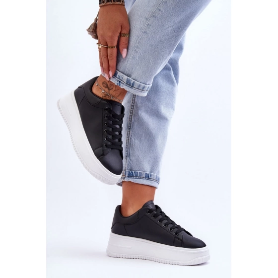 Dámska športová obuv L22-2 čierne - Step in style