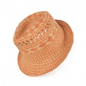 Unisex plážový klobúk sk21146-1 Béžovo-oranžová - Art Of Polo