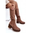 Kozačky  D8130 hnědé - Step in style