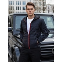 Kurtka męska przejściowa pikowana granatowa FashionStreet TX4401