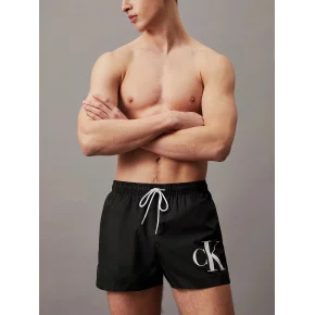 Pánske plavky KM0KM01015 BEH čierne - Calvin Klein