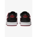 Pánske športové topánky Air Jordan 1 Low FlyEase M DM1206-163 Červeno-biela s čiernou - Nike