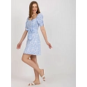 Dámske šaty LK SK 509002.03P bielo-modré - FPrice