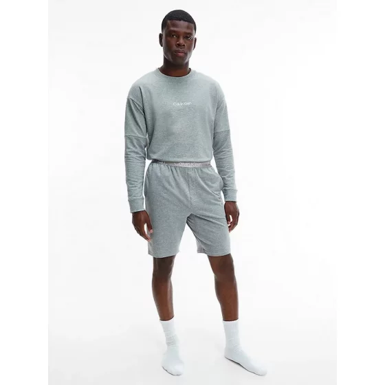 Pánske kraťasy na spanie NM2271E - P7A Šedá - Calvin Klein