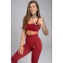 Športová podprsenka Seamless Bordo - Gym Glamour