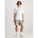 Pánske pyžamo NM2471E bielo/béžové - Calvin Klein