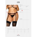 Zvodný podväzkový pás A756 Garter Belt - Obsessive