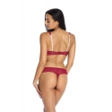 Dámska push-up podprsenka 3402/11 Rosel Tmavo červená - MAT