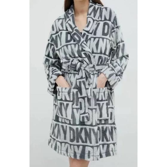 Dámsky župan YI2222605F 031 sivá - DKNY