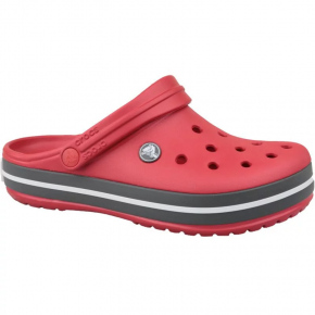 Unisex pánske a dámske nazúvaky Crockband Clog U 11016-6EN Červená s šedou - Crocs