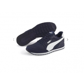 Pánske športové topánky St Runner V3 Mesh M 384857 02 Tmavomodrá s bielou - Puma