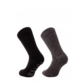Pánske domáce ponožky 21460 čierne - WiK