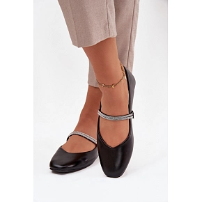 Dámske baleríny 2732 Ilirene čierne - Sweet Shoes