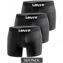 Pánske bavlnené boxerky Boxers 3-Pack čierne - Levi's