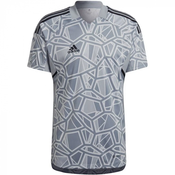 Pánsky brankársky dres Condivo 22 HB1622 Sivý s béžovou vzor - Adidas
