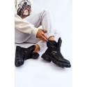 Dámske zateplené členkové SG-175B Čierna - Mix Feet