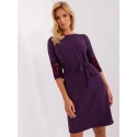 Dámske šaty LK SK 507310.21P Tmavo fialová - FPrice