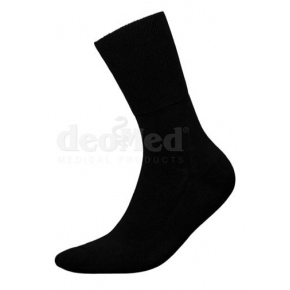 Unisex ponožky zdravotné Medic Deo Silver čierne DeoMed