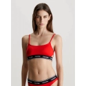 Dámska plavková podprsenka KW0KW02425 XNE červená - Calvin Klein