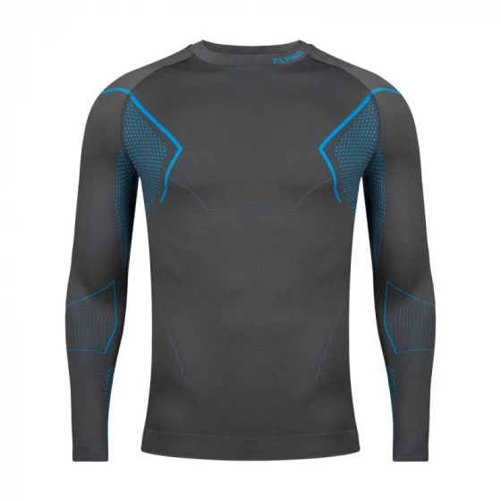 Pánske termo tričko Active M GT43860 šedo-modré - Alpinus