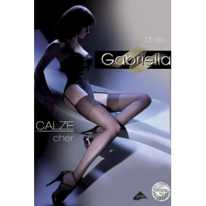 Dámske pančuchy k podväzkovému pásu Emotion Cher 15 DEN Code 226 - Gabriella