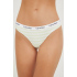 Dámske tangá D1617E 5XE biela / žltá - Calvin Klein