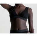 Dámsky vrchný diel plaviek KW02038 BEH čierna - Calvin Klein
