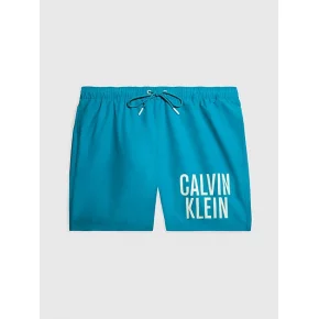 Pánske stredné plavecké šortky so sťahovacou šnúrkou KM0KM00794 CVZ sv. modrá - Calvin Klein