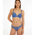 Dámske tangá 000QF6397E CKO modré - Calvin Klein