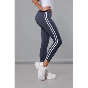Dámske bavlnené legíny (YW06038) grafitové - Goodlooking