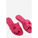Dámske ploché nazúvaky J502-5 Elzoria fuchsia - Sweet Shoes