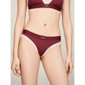 Dámske nohavičky BIKINI UW0UW04813 VLP vínové - Tommy Hilfiger